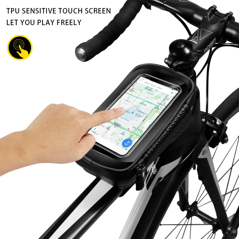 touch screen rainproof bike phone bag frame for iphone 12 pro max 11 pro x xs xr 6 6s 8 7 plus bicycle phone pouch accessories free global shipping