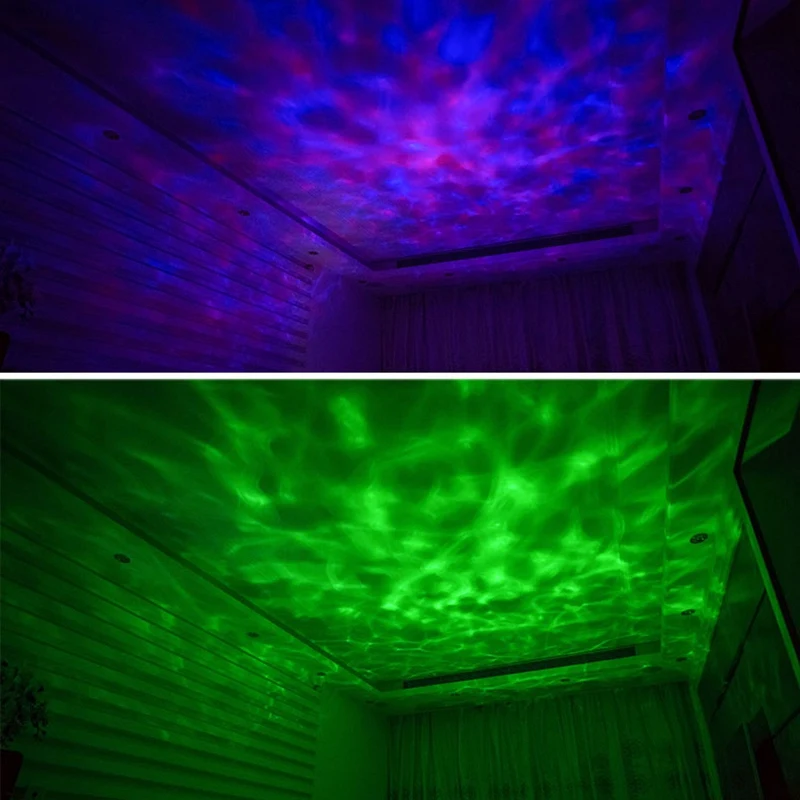 

Star Projector, Galaxy Projector Ocean Wave Ceiling Night Light , Changing Music Player Skylight Projector ,White