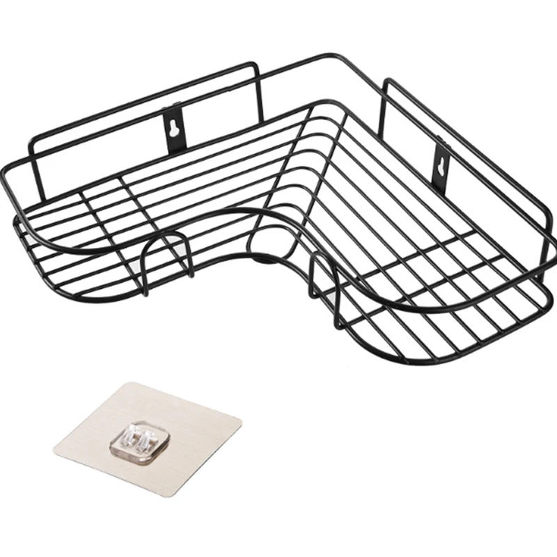 Лидер продаж держатель для корзины ванной макс. Поддержка 6 кг двухслойная полка