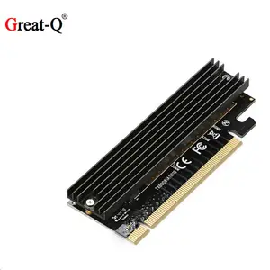Адаптер M.2 NVMe SSD M2 на PCIE 3,0 X16, Карта контроллера, интерфейс M Key, поддержка PCI Express 3,0x4, размер 2230-2280