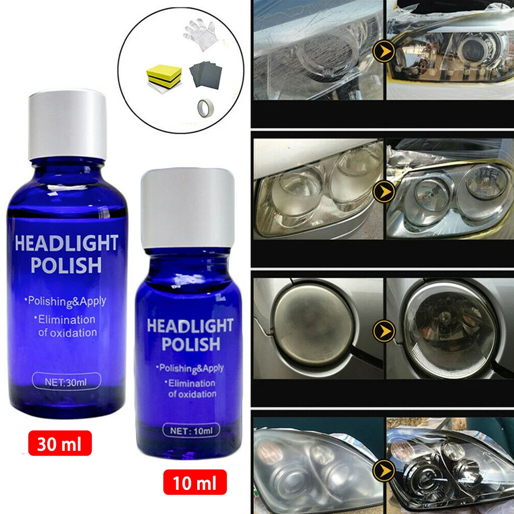 

9H Car Hardness Headlight Lens Restorer Repair Liquid Polish Auto Cleaner Set Safe and Environmentally Friendly Brand wholesale