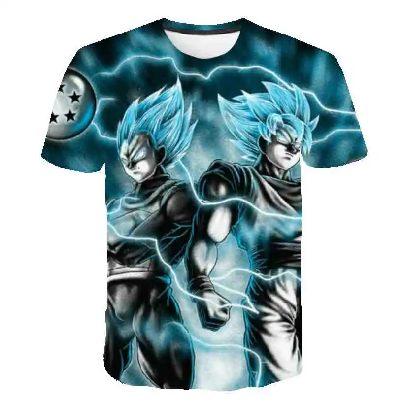 

Hot JAPAN Cartoon Animation Dragonball z T-Shirt Print 3D Kids T-Shirt Boys Clothes Children 2021 Summer Tops Kids Clothes 4-14Y