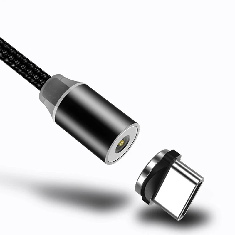 Применимый Apple Android type-c мобильный телефон круглый три в одном Магнитный кабель