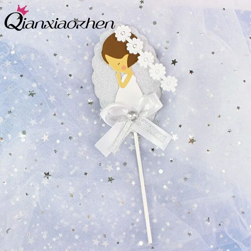 Qianxiaozhen Girl Happy Birthday Cake Topper Party Decoration Decorations Kids Supplies | Дом и сад
