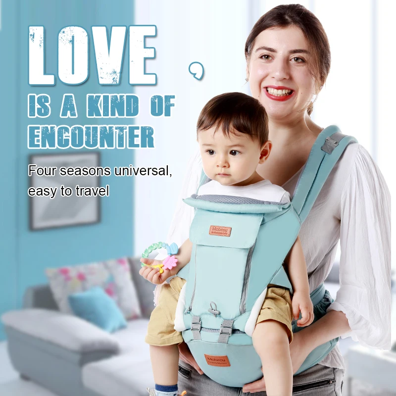 

Removable Wind Cap Kids Adjustable Ergonomic Baby Carrier Sling Front Hug Waist Stool Bebe Kangaroo Hip Seat Drop Shipping