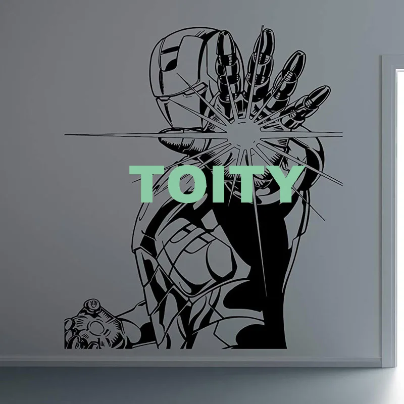29 Конструкции Железный человек Стикеры DC Marvel Comics о фильме стены арт Superhero виниловая наклейка домашний интерьер, декор подросток номер росписи