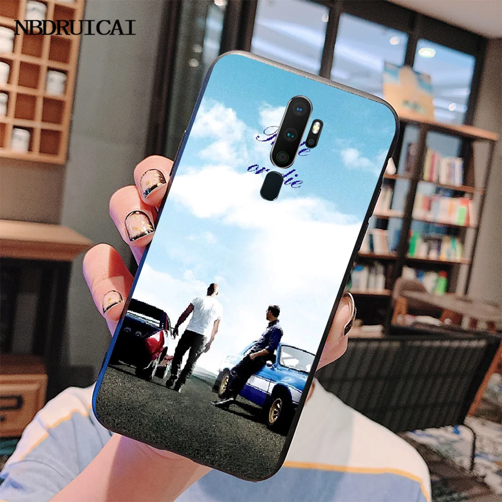 

NBDRUICAI Paul Walker Fast Furious Soft black Phone Case For Oppo A5 A9 2020 A11x A71 A73S A1K A83 case