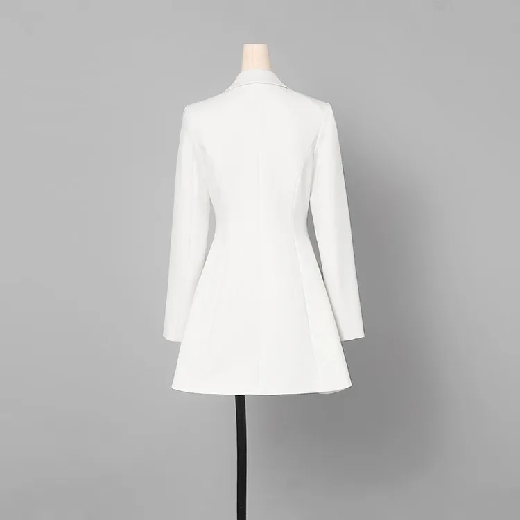 Женский подиумный костюм роскошный высококачественный блейзер с длинным