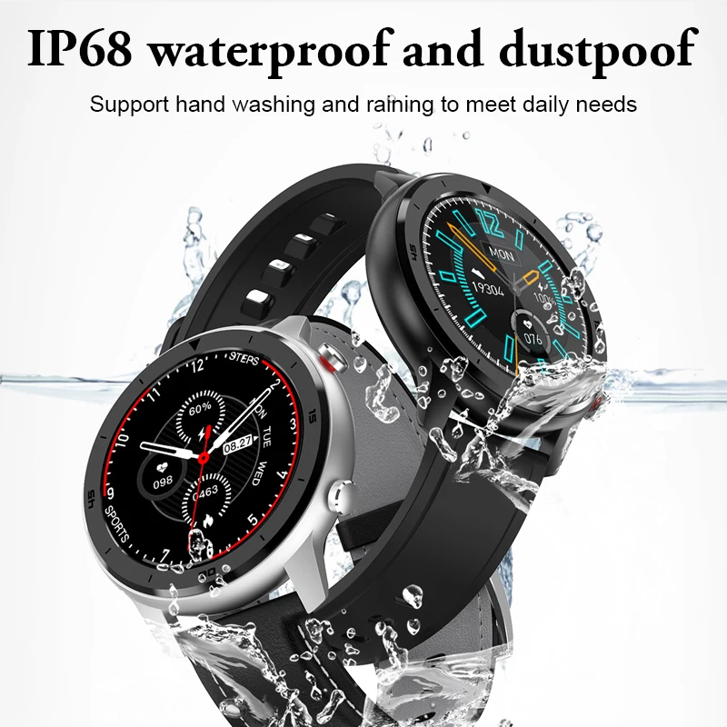 DT78 Смарт часы мужские и женские Smartwatch IP68 Водонепроницаемый 1 3 дюймов полный