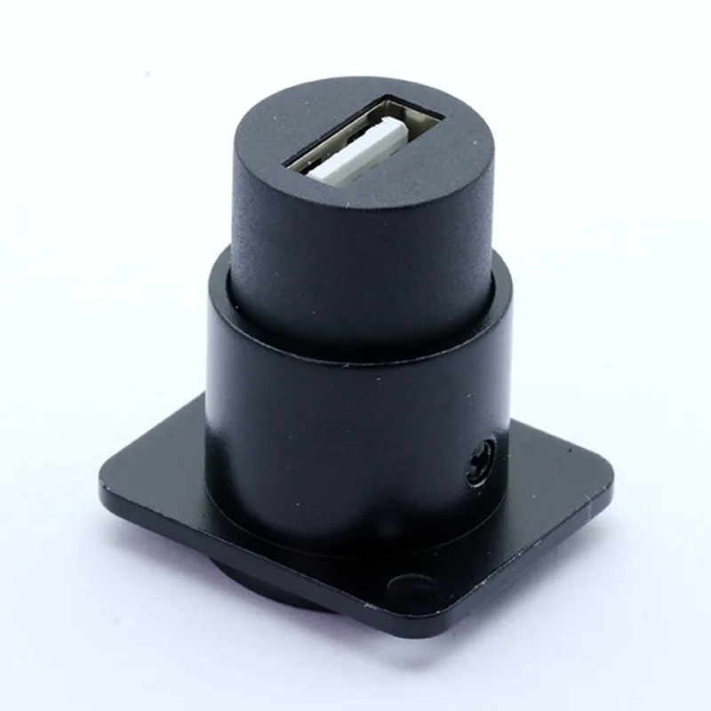 1 шт. D-type USB 2,0 прямой модуль шасси Монтажный разъем аудио разъем аксессуары для динамиков комплекты