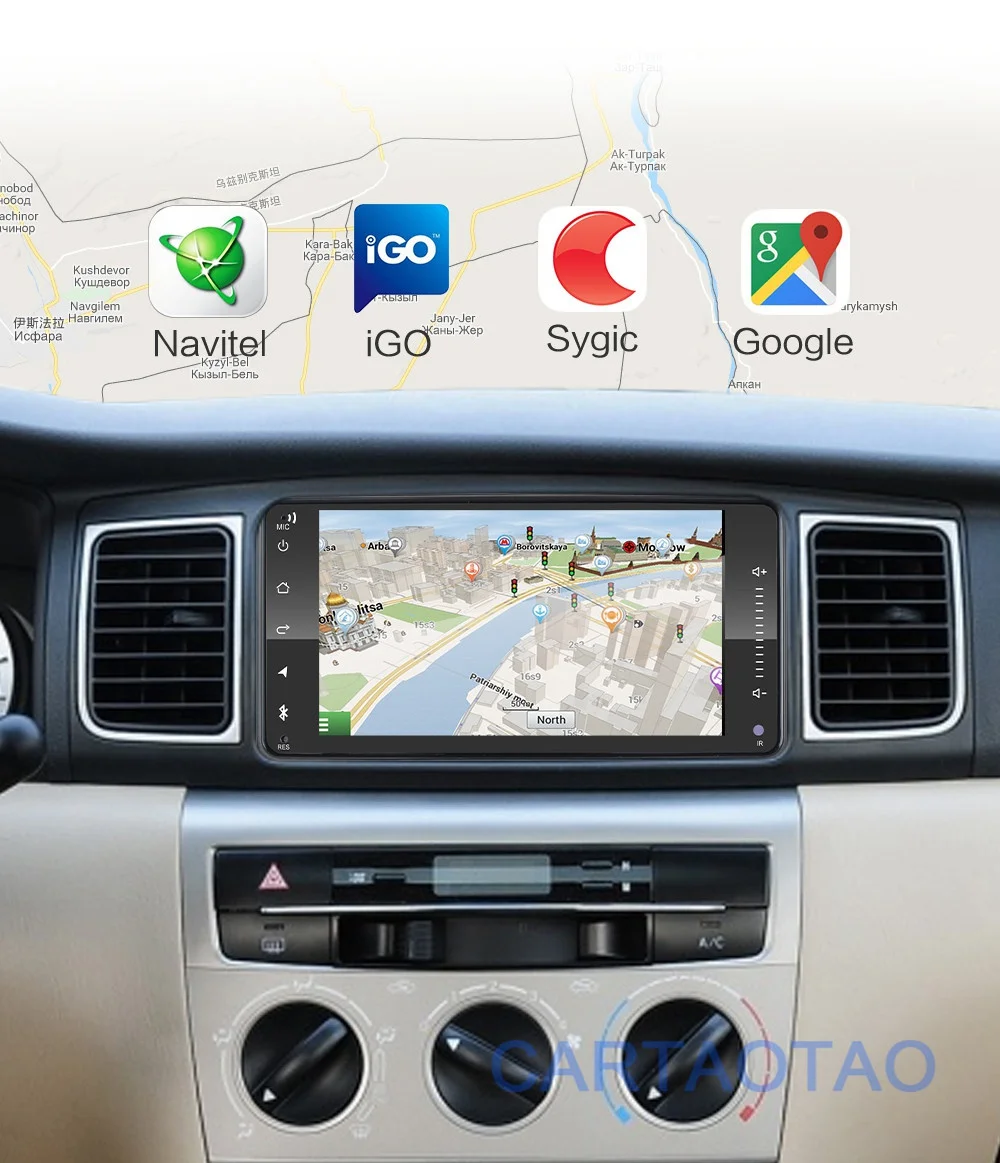2din Android 8,1 универсальный автомобильный DVD для Toyota Corolla Camry Crown RAV4 автомобильный Радио gps навигация Bluetooth WiFi мультимедийный проигрыватель