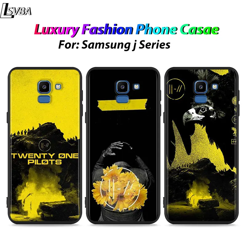 Черный чехол для телефона Twenty One Pilots 21 Samsung Galaxy J7Duo J2 J4 Core J6 Plus J8 J3 J7 J5 Prime 2018
