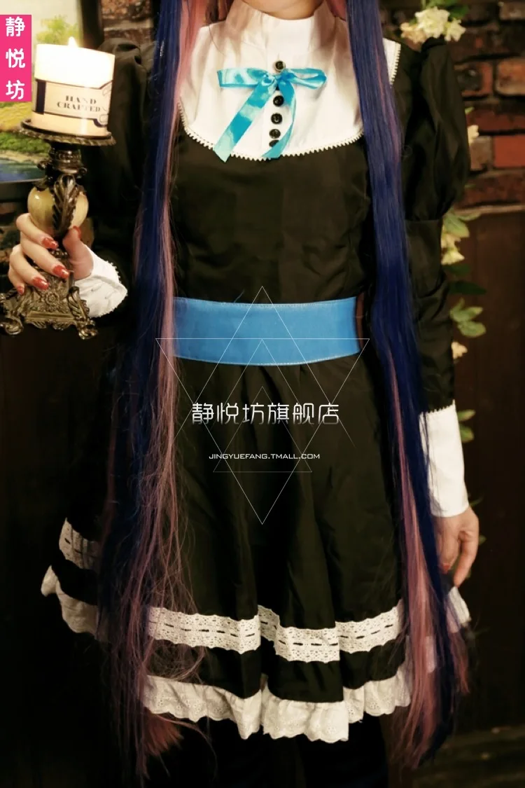 Japanese cosplay costume COS garter angel Panty &amp Stocking autumn and winter clothes long-sleeved maid outfit |