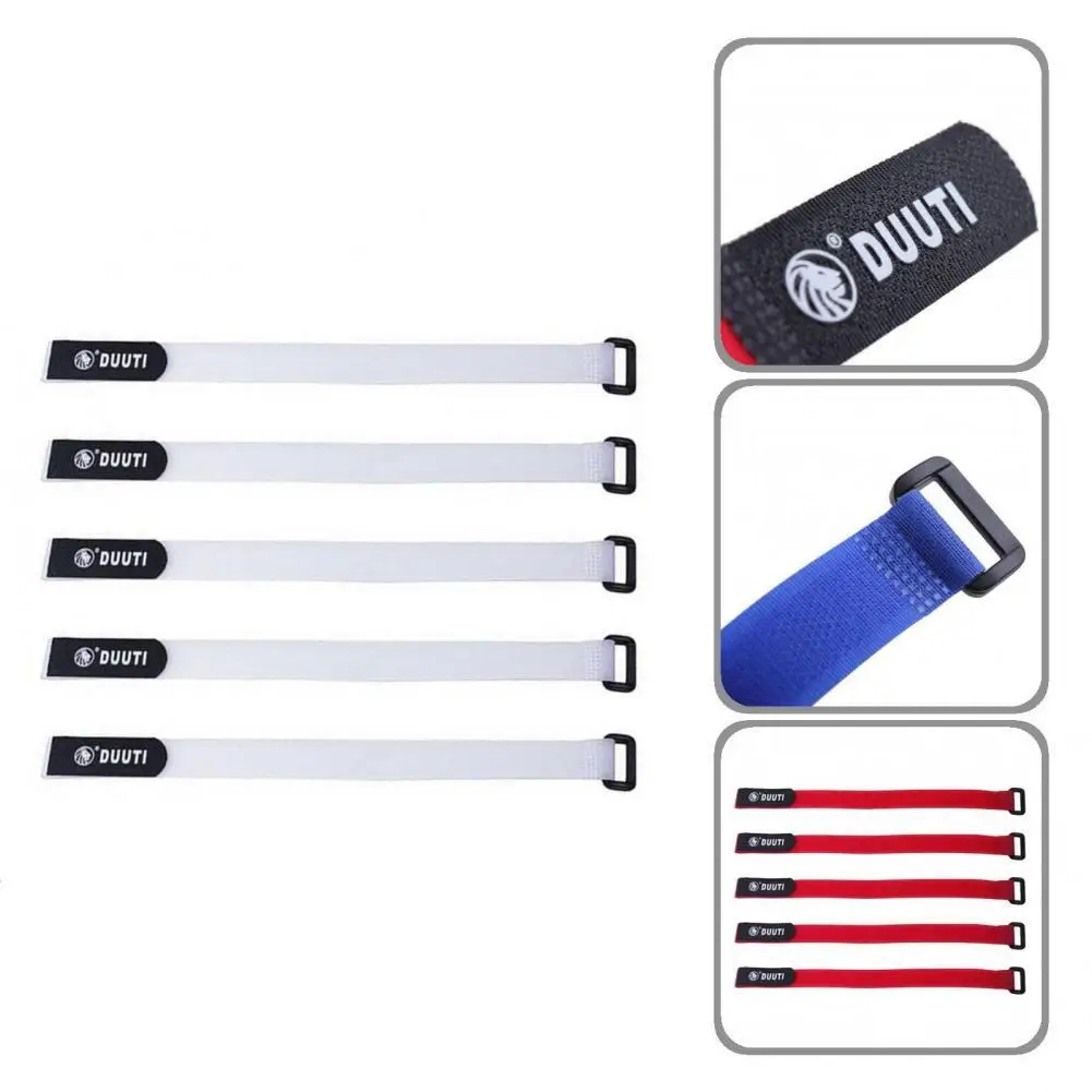 

Multi-function 5Pcs Practical Good Toughness Pump Tie Straps Bike Supplies Pump Holder Ties Convenient for Cycling