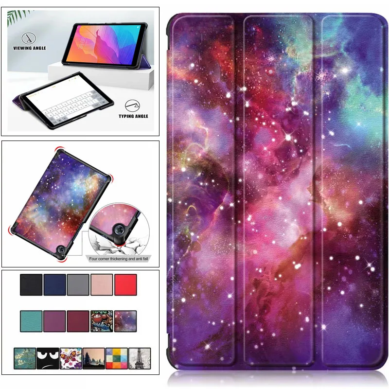 

For Huawei Matepad 11 T8 T10s T10 Pro 10.8 10.4 12.6 2021 Cover Folding Magnetic Cover For Huawei M5 lite 8 T5 10 Tablet case