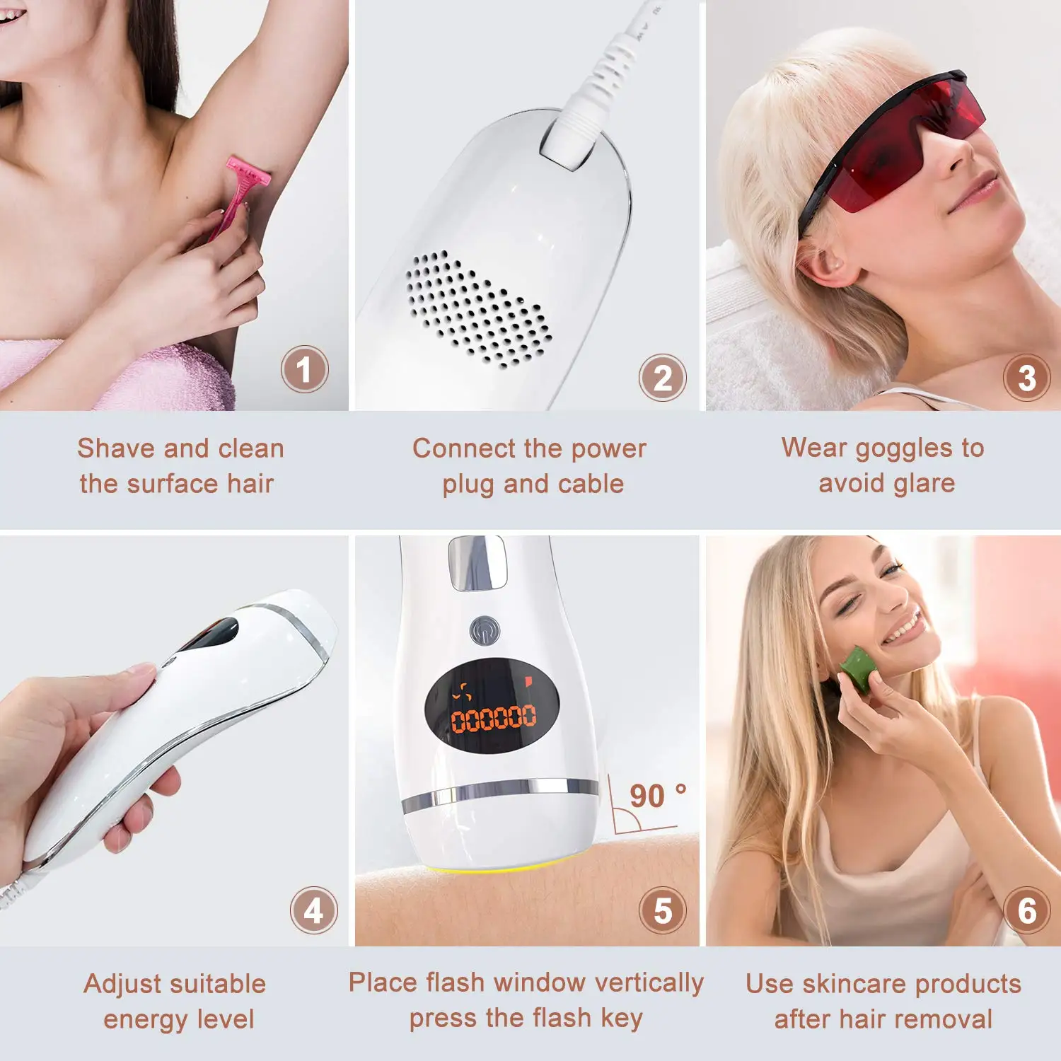 IPL Лазер Для Перманентного удаления волос с ЖК экраном безболезненный эпилятор