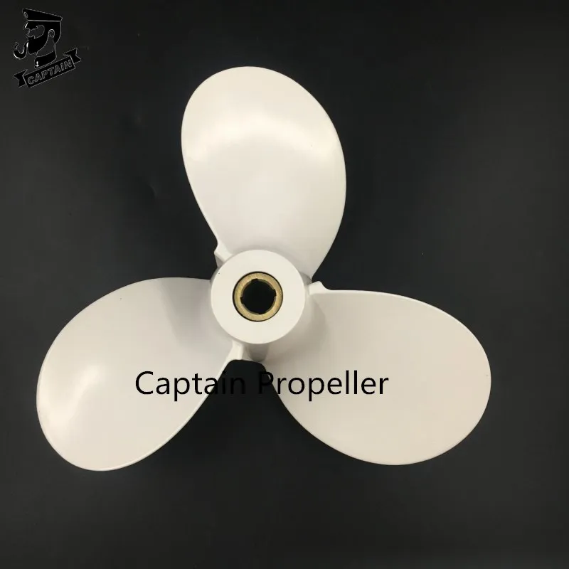 Подвесные двигатели Captain Propeller 9x7 1/2 C Fit Yamaha 5HP 8HP алюминиевый штырьковый привод Spline