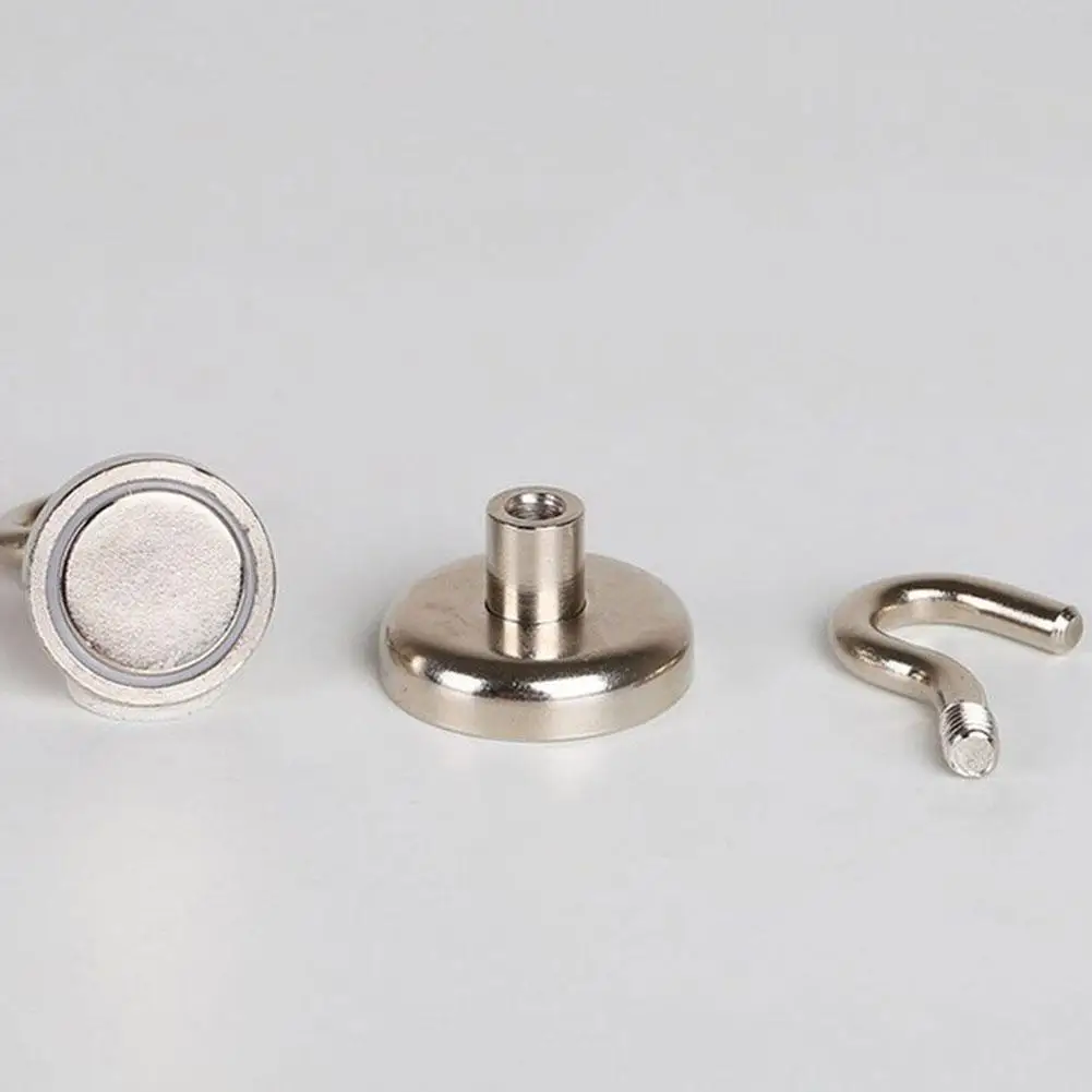 

5Pieces Heavy Duty Magnetic Hook Strong Neodymium Magnets Hanging Hooks for Home Kitchen Hold up to 8kg