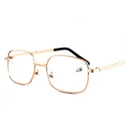 Серебристые линзы металлическая квадратная оправа для очков для чтения мужские и женские очки для дальнозоркости портативные легкие серебристые золотые бесплатная доставка дешево