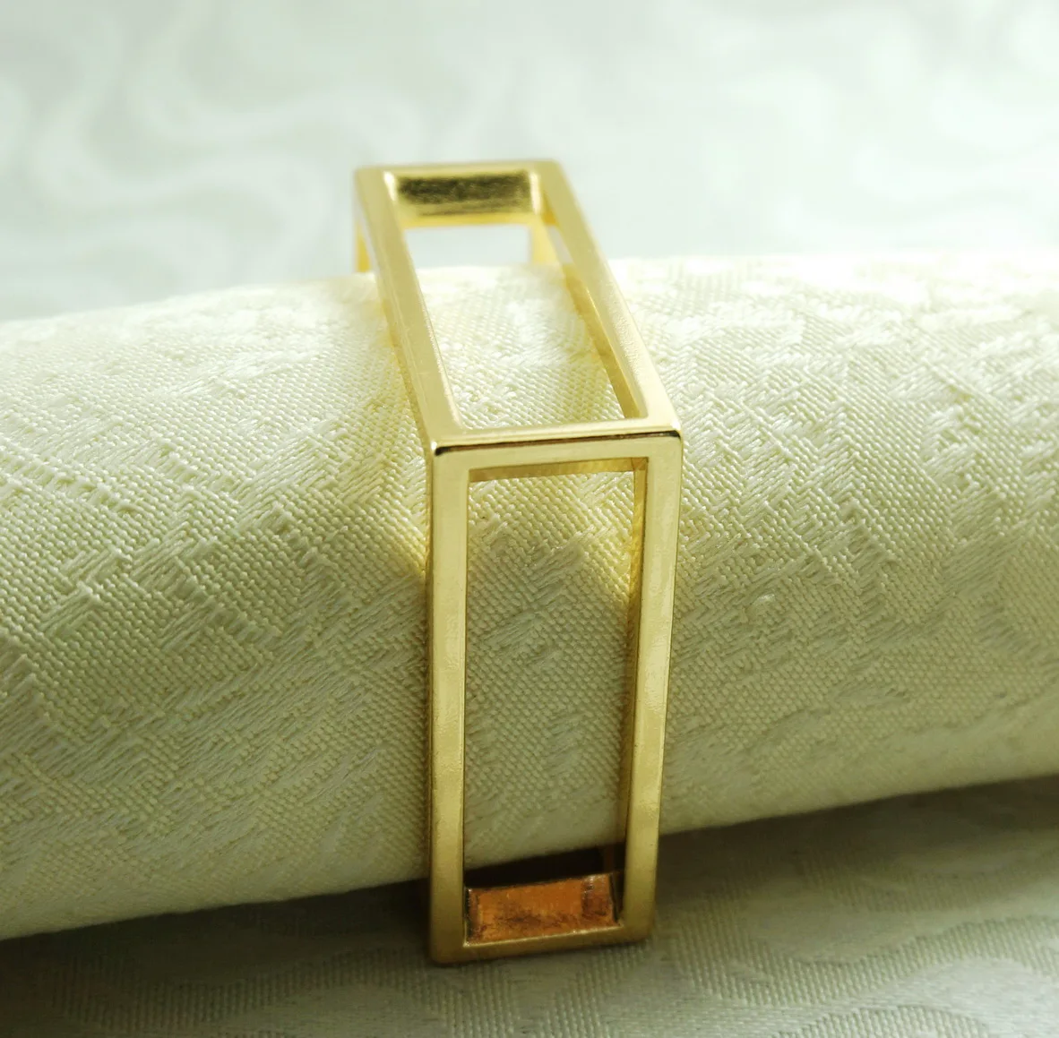 

Бесплатная доставка, золотистый, серебристый цвет, держатель для салфеток для свадьбы, 6 шт. qn15062006