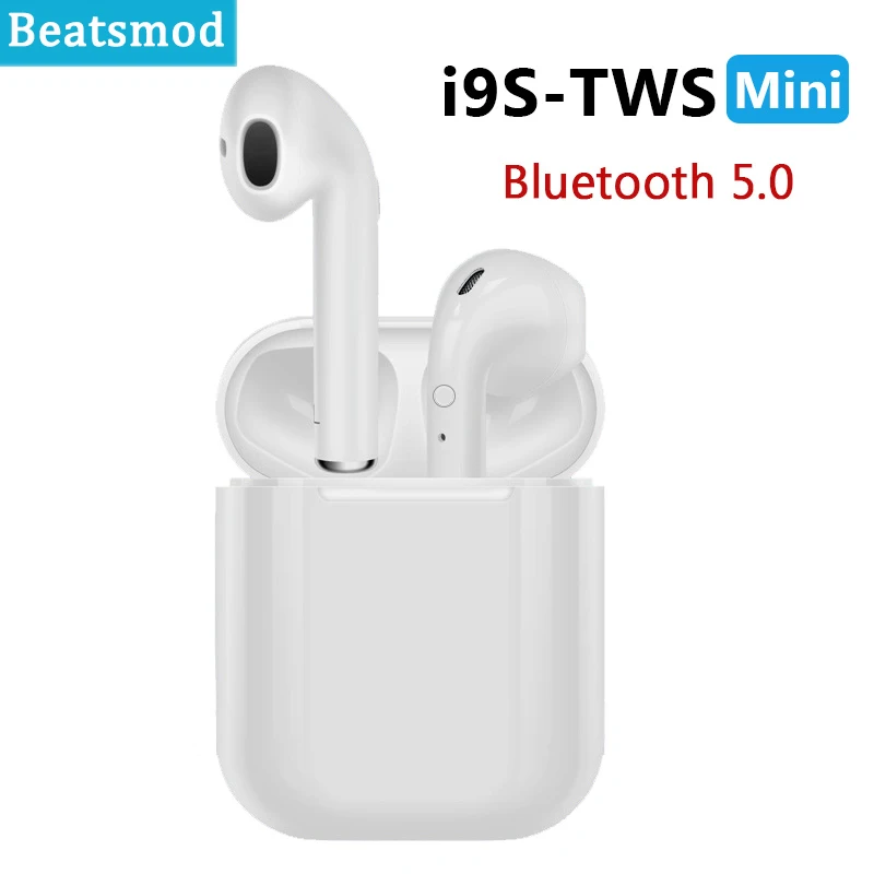Настоящие беспроводные стерео наушники I9S TWS беспроводные наушники Mini 5,0 Bluetooth наушники невидимая гарнитура вкладыши для всех смартфонов