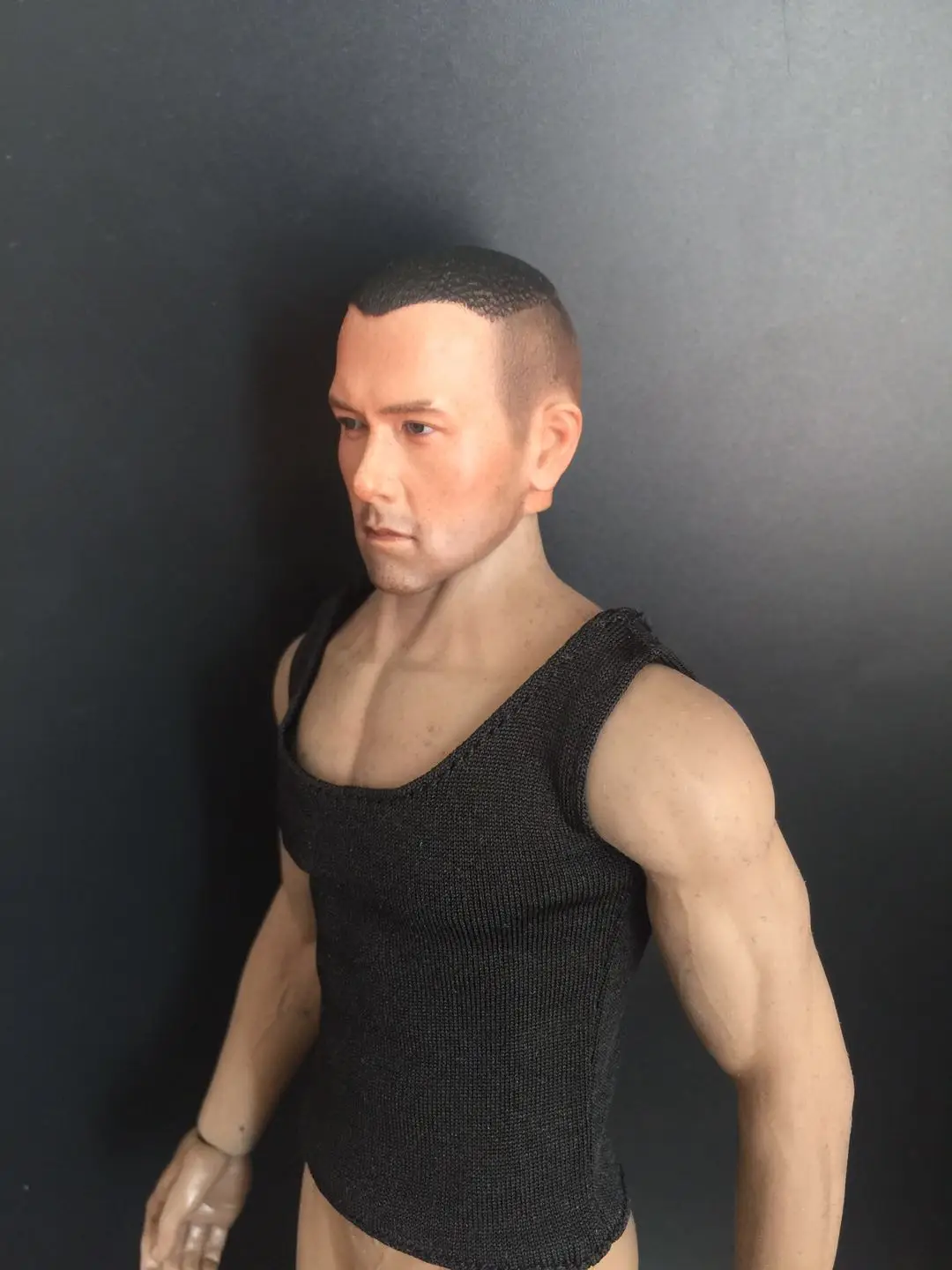 1/6 Scale Male Solider белый жилет черная футболка для 12 дюймов Phicen Hottoy jiaol кукла фигурка