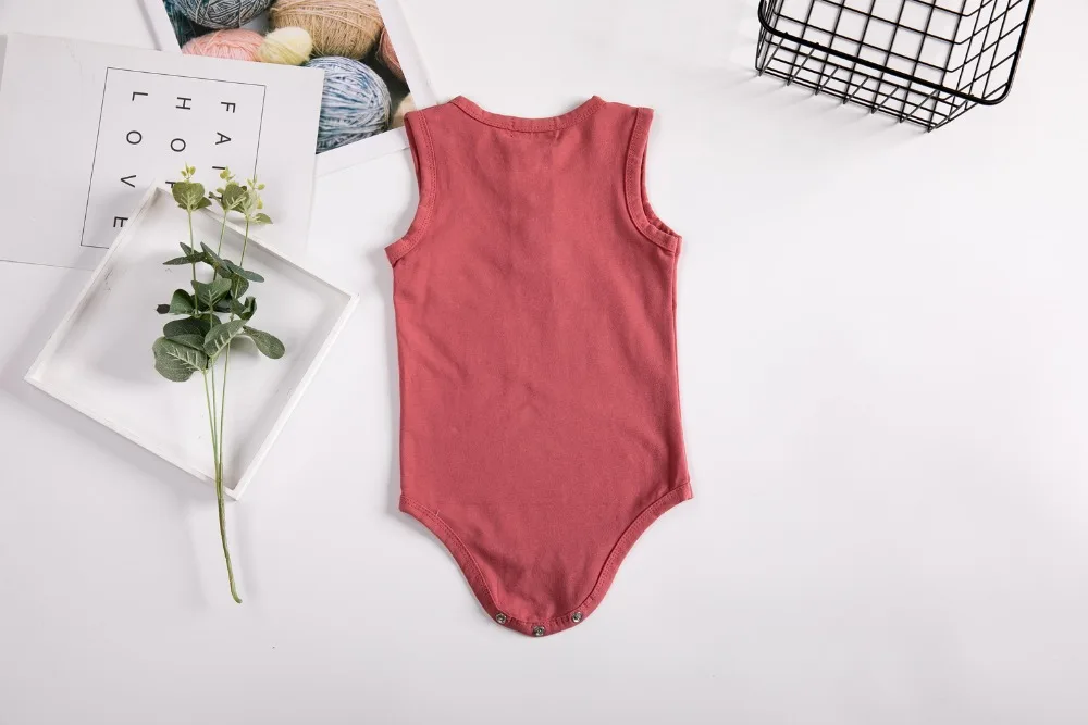 Трикотажные Комбинезоны для маленьких мальчиков и девочек хлопковые