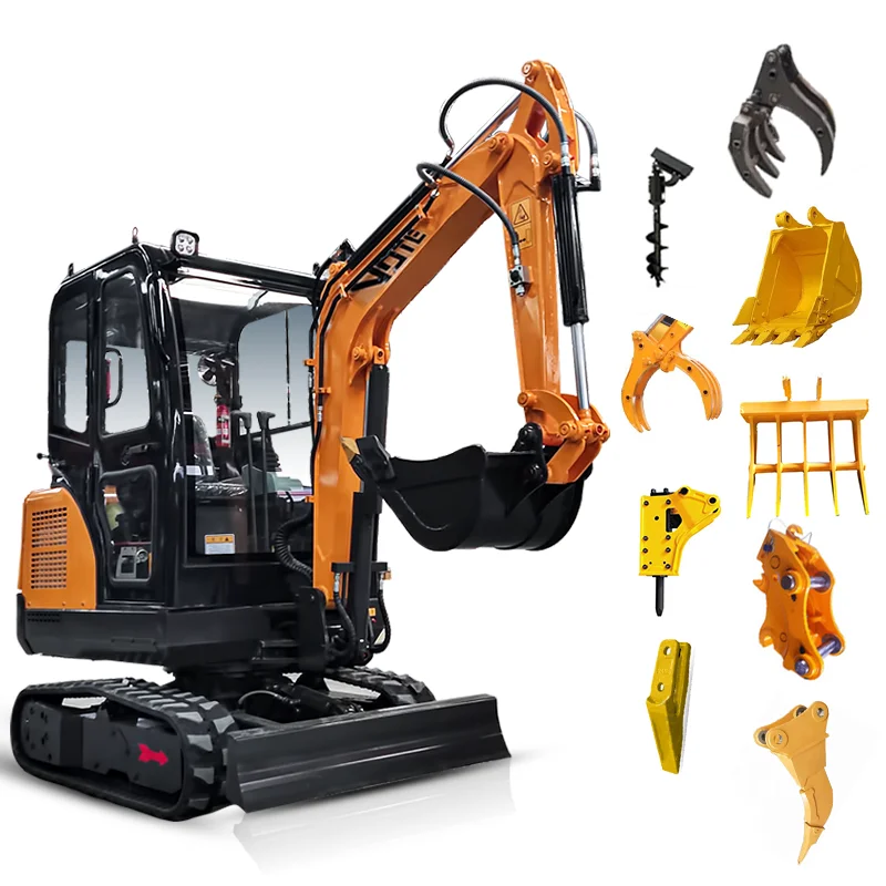 Mini Micro Excavator 1 Ton 2 Ton Mini Excavator Products Are Widely Used In Construction Small Digger Chinese Suppliers