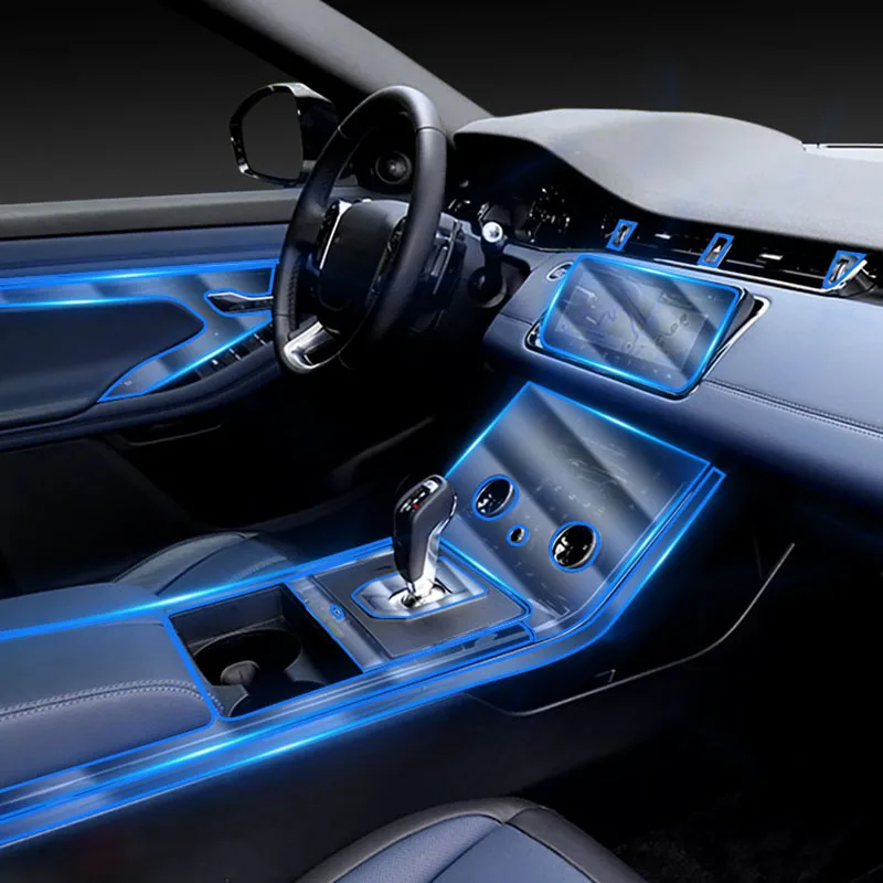 

Прозрачная пленка для Land Rover Range Rover Evoque 2020, ТПУ, пленка для приборной панели автомобиля, защита для подлокотника, защита от царапин