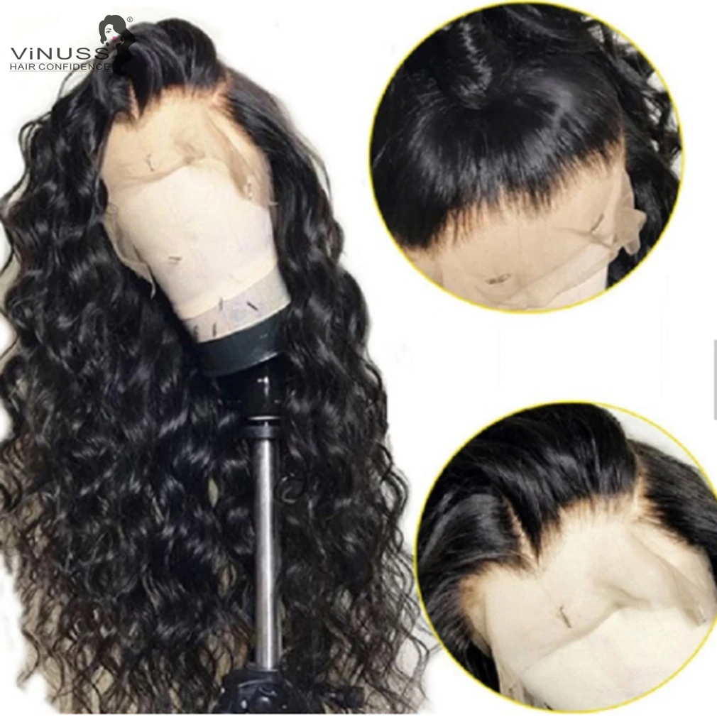 360 Lace Frontal Human Hair Wigs Loose Body wave Pre Plucked Hairline Baby Hair brazilian Remy Hair for black women