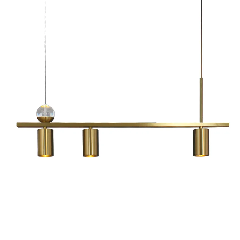 Aisilan led chandelier modern all copper dining room light luxury bar Nordic home creative spot pendant lamp | Лампы и освещение