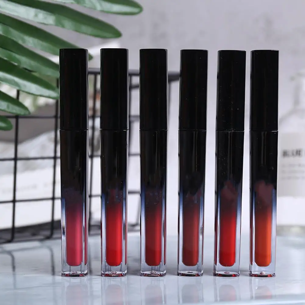 DSstyles 6 шт./компл. Матовая жидкая губная помада водостойкий питательный бархат для