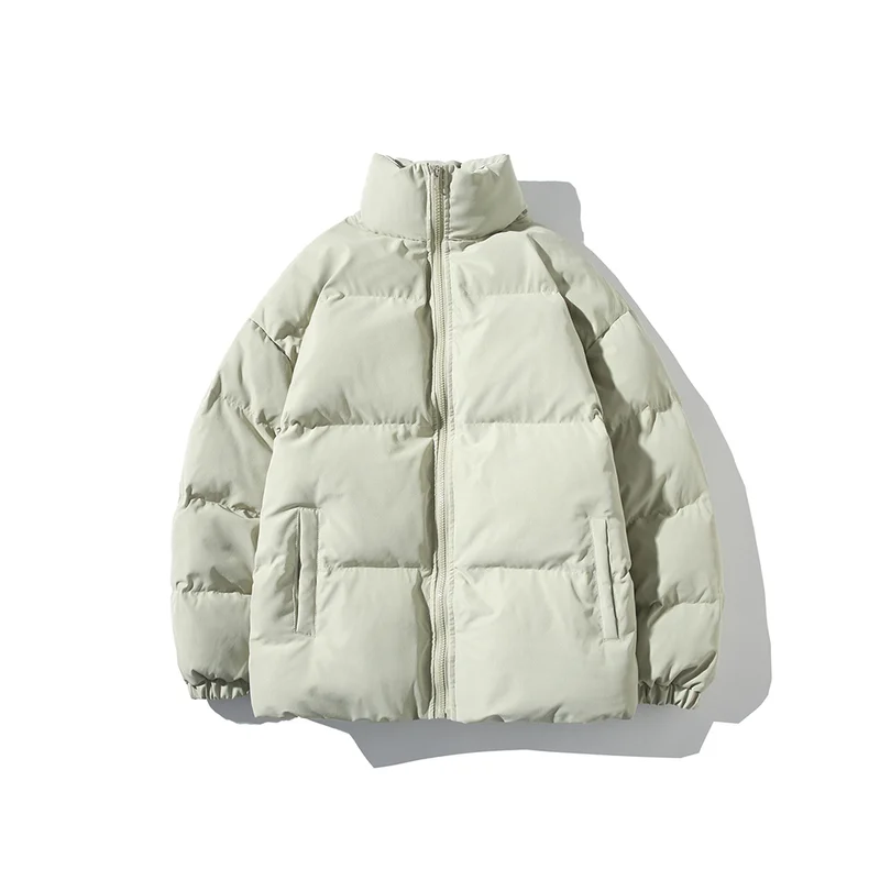 Парка мужская зимняя утепленная, Куртка с воротником-стойкой, цветная парка, модная уличная одежда для женщин от AliExpress RU&CIS NEW
