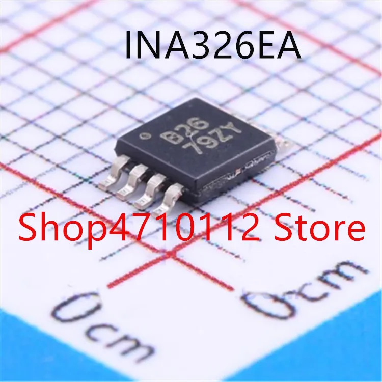 

Free shipping NEW 10PCS/LOT INA326EA INA326 MARKING B26 MSOP-8