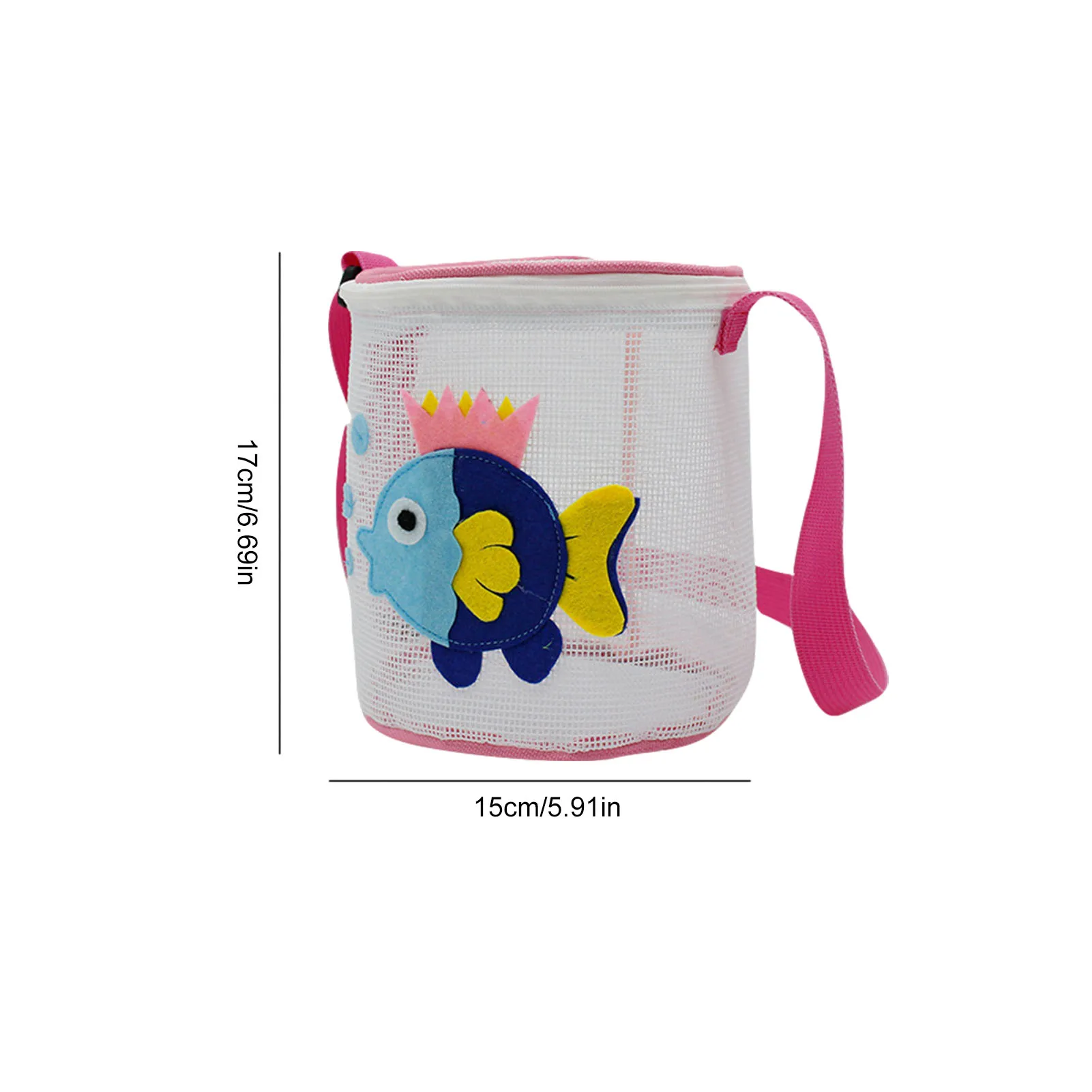 

Mesh Beach Bag Tote Pouch Storage Organizer for Kids Beach Toys