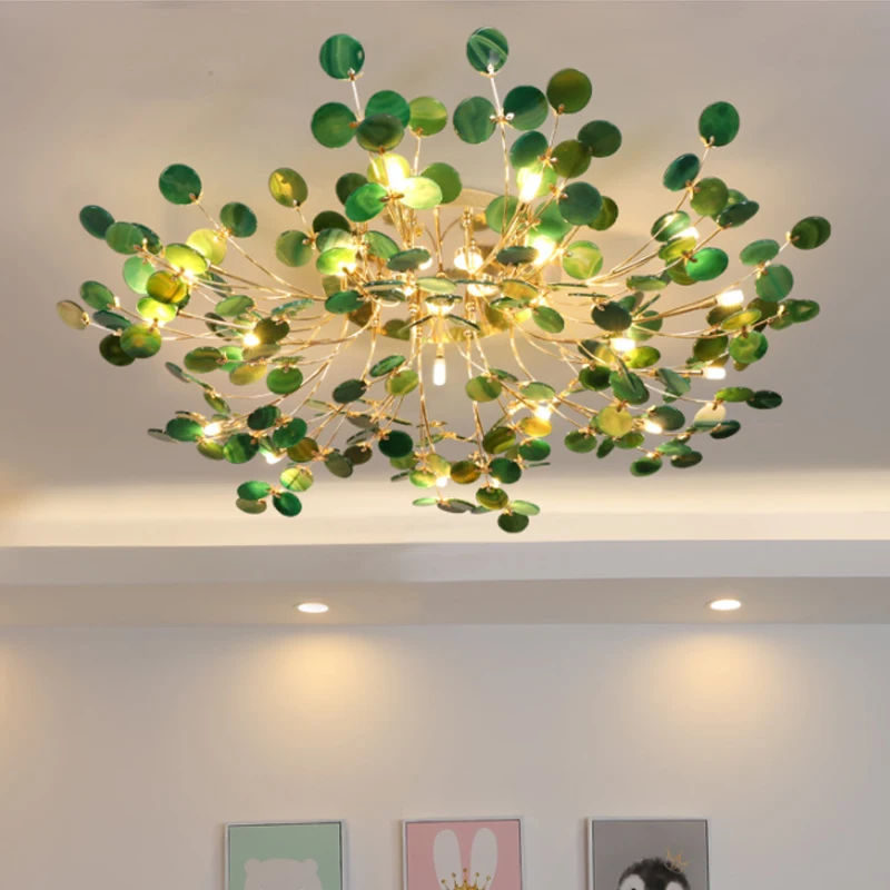 

Modern Firefly Ceiling Lights for Living Kitchen Color Home Decorations Low Ceiling Lamp Flush Mount Ceiling Light Luxury Lamp