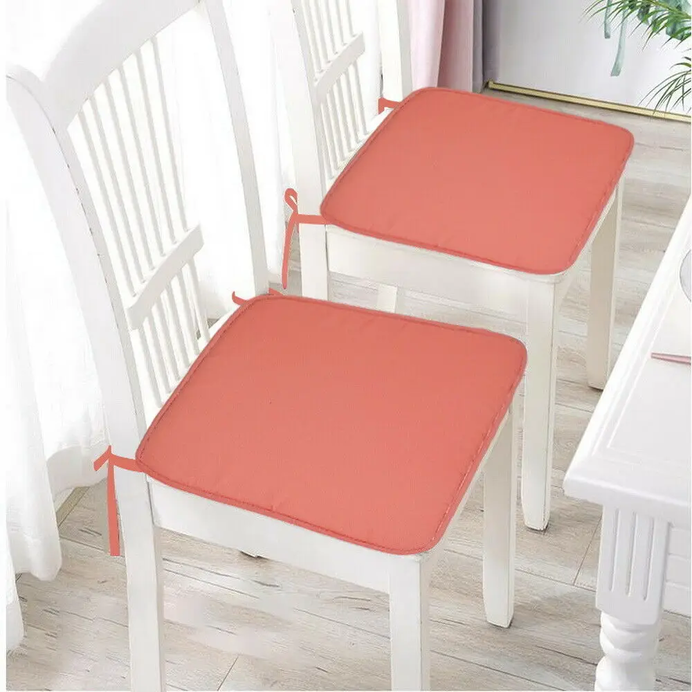 

1 Pc Seat Pad Soft Tie On Seat Pads Dining Room Outdoor Garden Kitchen Chair Cushions For Garden Kitchen Office