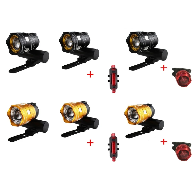 

T6 LED USB Line MTB Ultra Bright Bicycle Light Safety Flashlight Bicycle Light