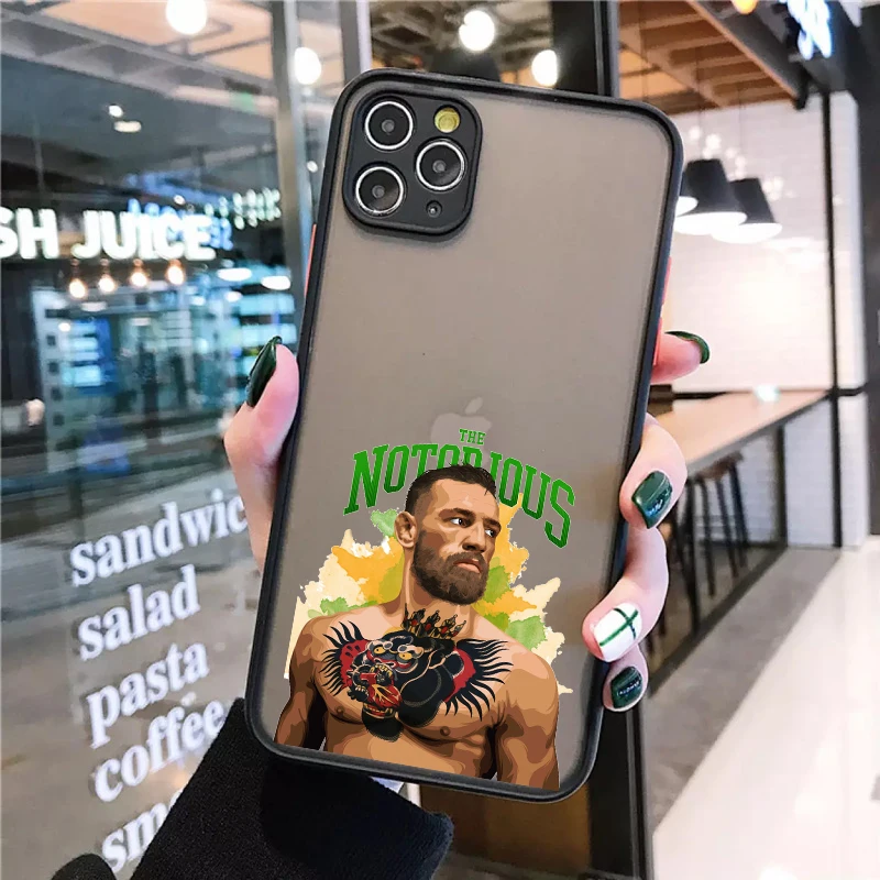 Матовый чехол для телефона iPhone 12 11 13 Pro X XR XS Max 7 8 Plus SE2020 защитный Conor Mcgregor |