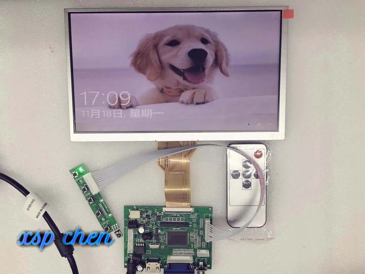 Плата контроллера LCD TTL LVDS HDMI VGA 2AV 50 PIN для AT070TN90 TN92 AT070TN94 поддержка автоматической