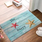 Деревянный коврик с текстурой морской звезды, противоскользящий ковер для прихожей в комнате, спальне, кухне