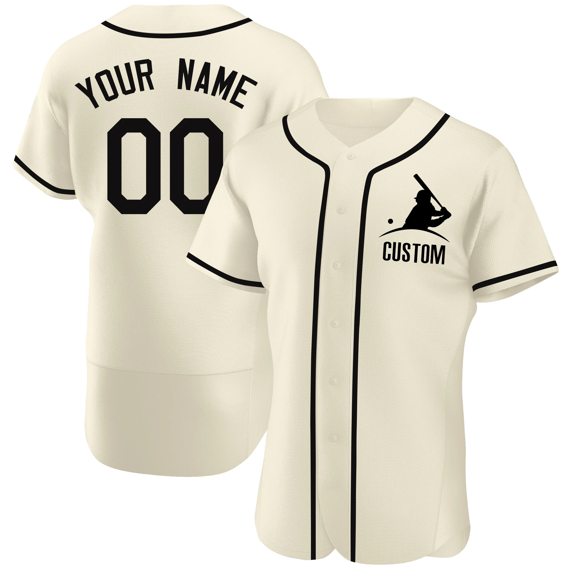 Custom Baseball Jersey Full Sublimated Name&Numbers&Logo Make Your Own Breathable Hip Hop Sportswear for Adults/Kids Best Gift