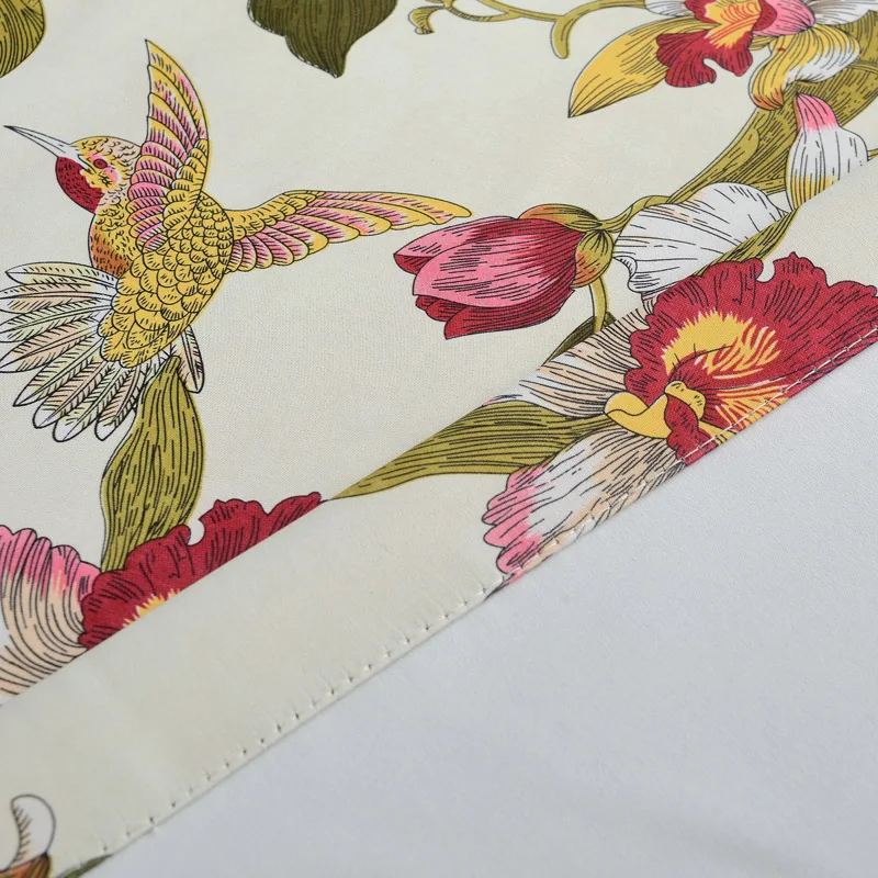 Затемняющие занавески с растениями для гостиной сада спальни душевой