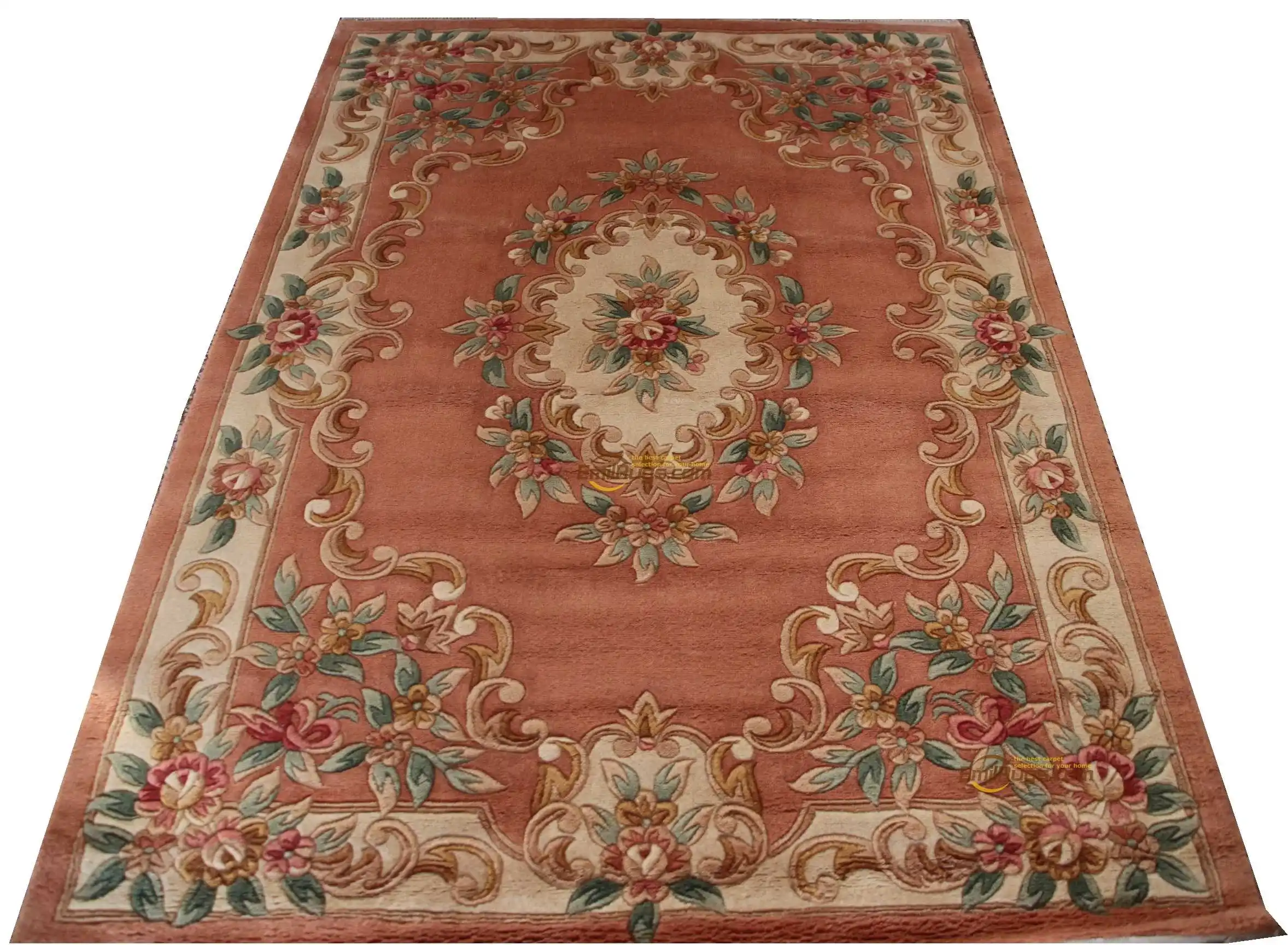 

flower rug Elegant French Savonnerie Area Rug Folk Carpet French Chic Wool Knitting Carpetscarpet 3d carpet