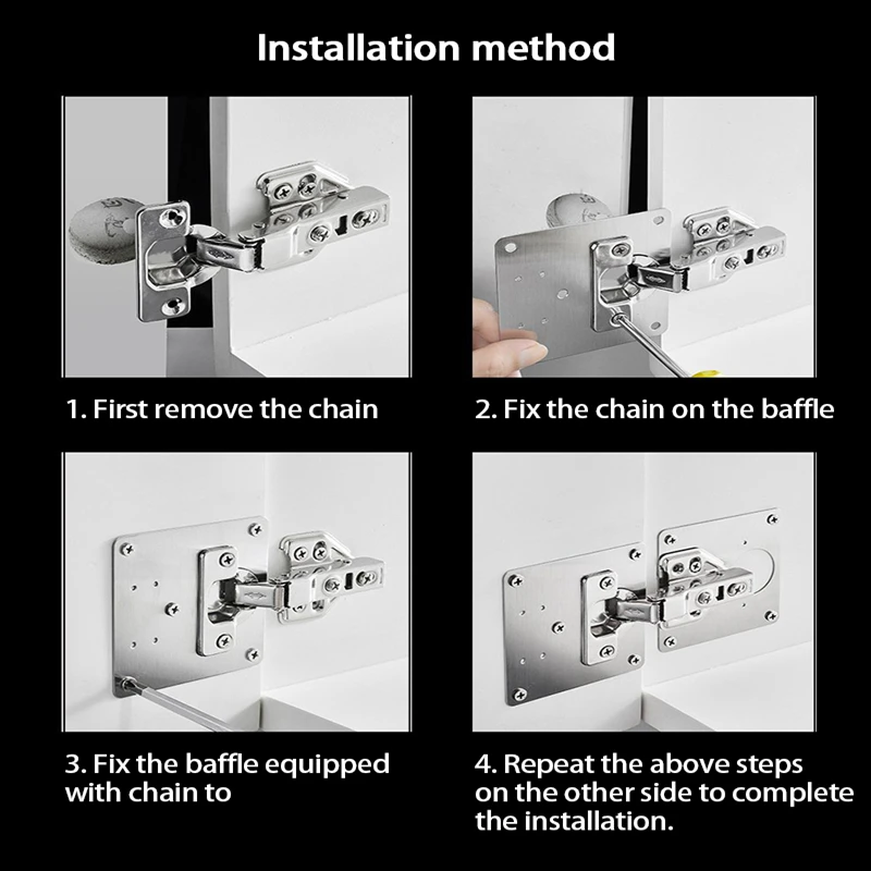 Stainless Steel Hinge Repair Plate Collapsible Hinger For Cabinet Furniture Drawer Window Door Hinges Home Hardware | Обустройство