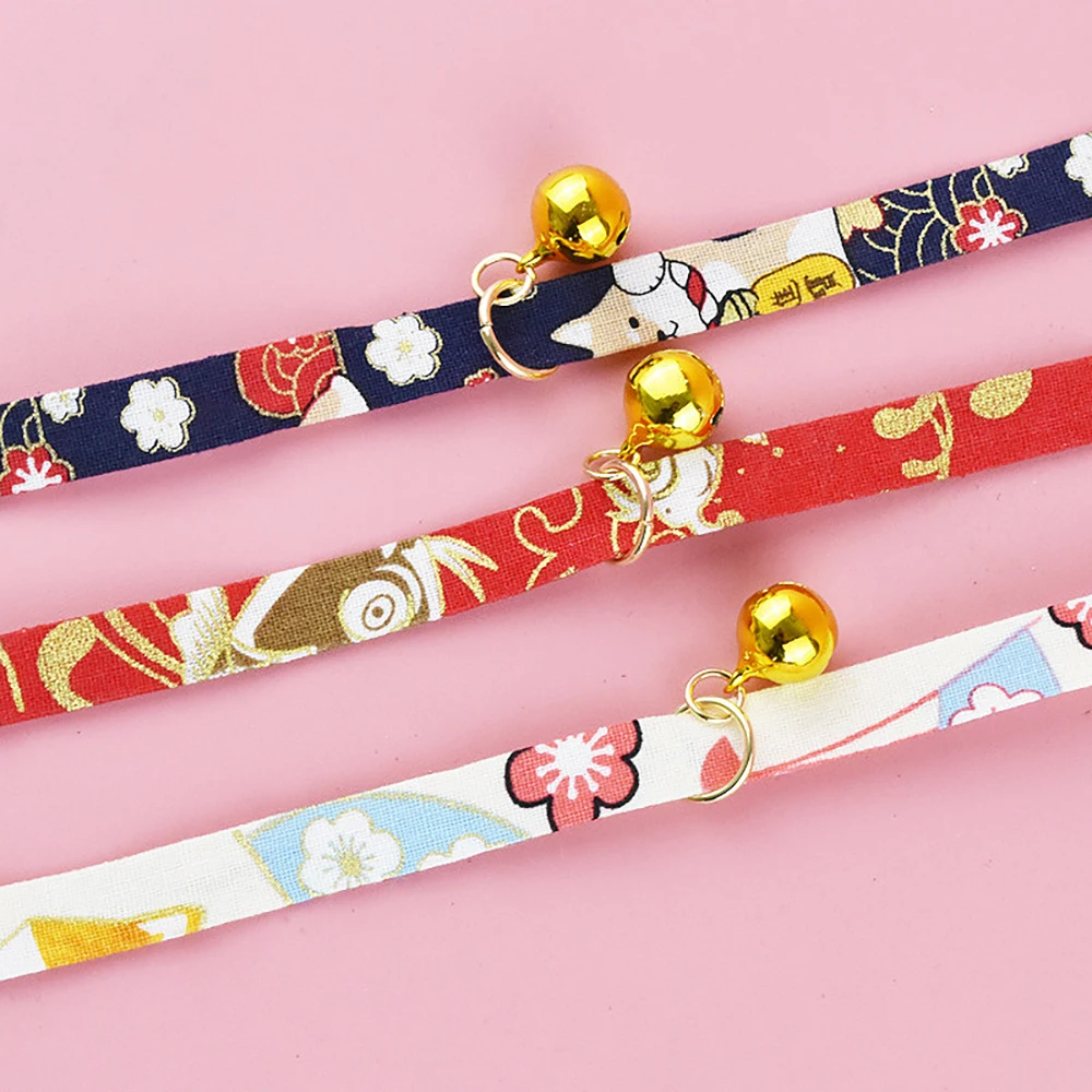 Pet Товары для кошек ошейник кота с колокольчиком Регулируемая пряжка воротник