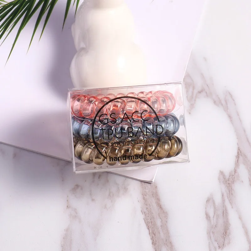 Повязка для волос эластичная в форме спирали 3 шт./упак. |