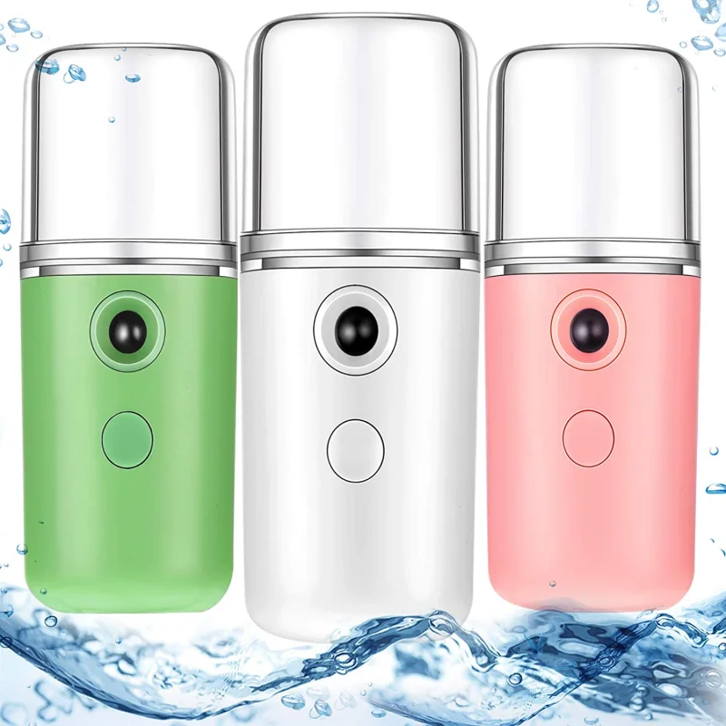 Nano Mist Facial Sprayer USB Humidifier Rechargeable Nebulizer Face Steamer Moisturizing Beauty Instruments Face Skin Care Tools