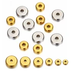 20 шт., бусины из нержавеющей стали, 4-10 мм