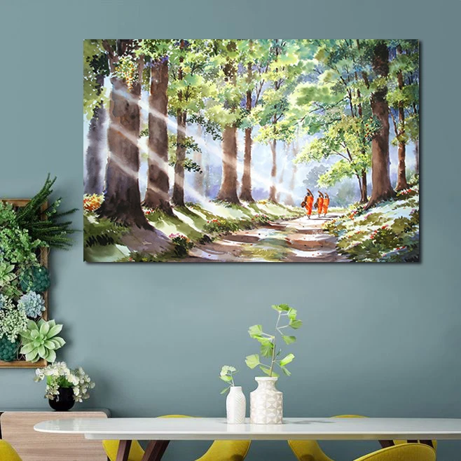 Краска собственного приготовления с помощью цифровой картины Рисование под